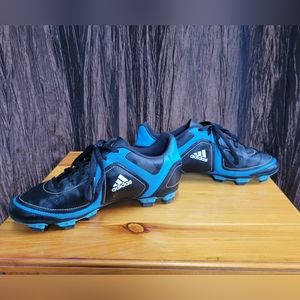 Adidas soccer shoes size 4 1/2 Blue and Black